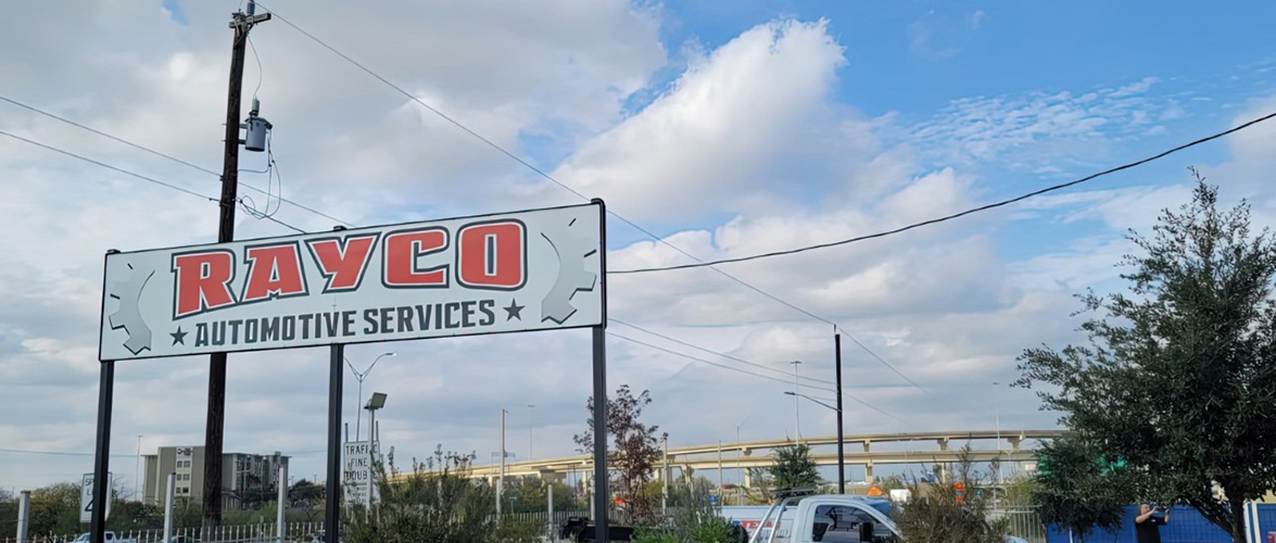 Rayco Automotive Services sign